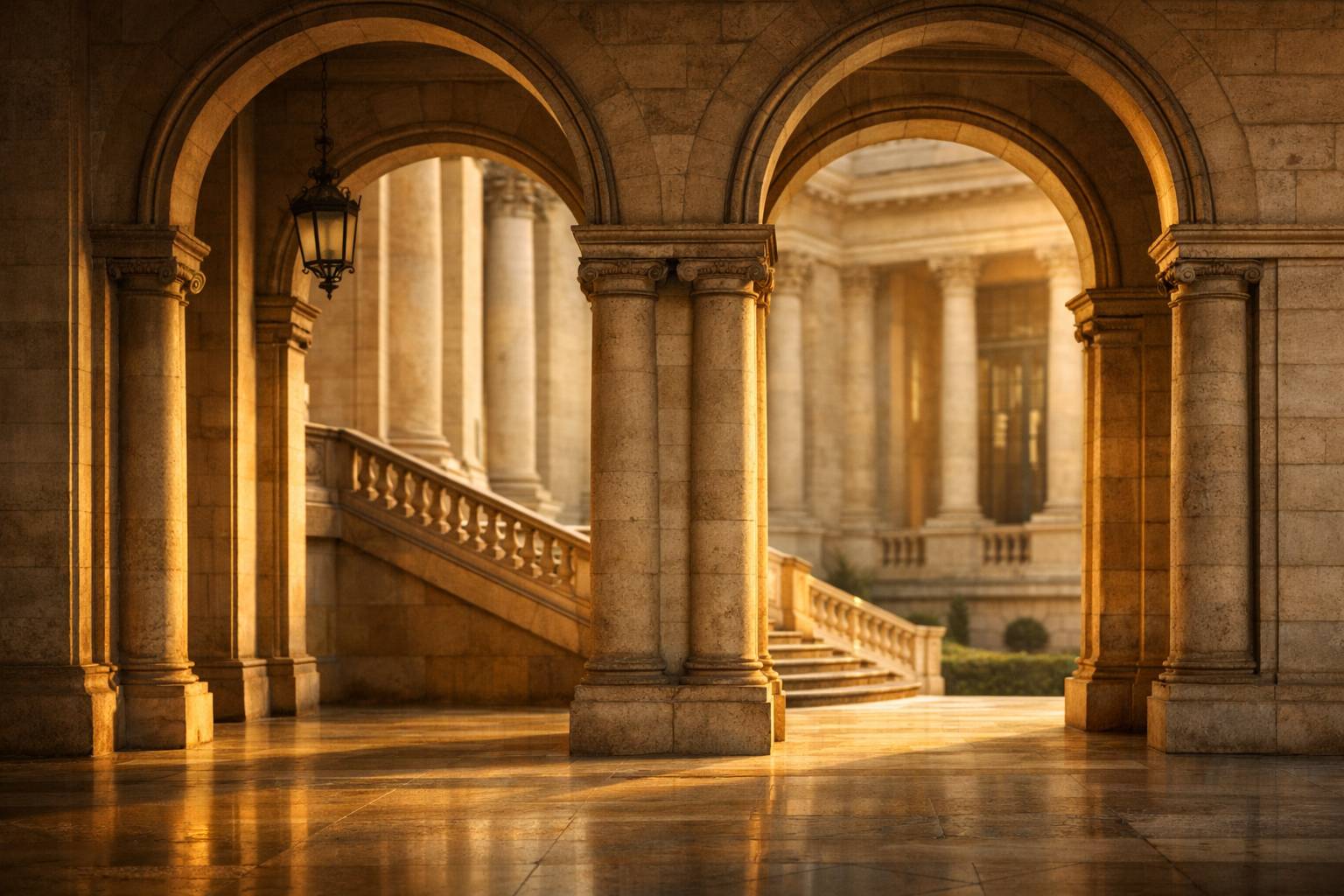 Institutional architecture symbolizing the threshold for recognition in France in higher education and professional training